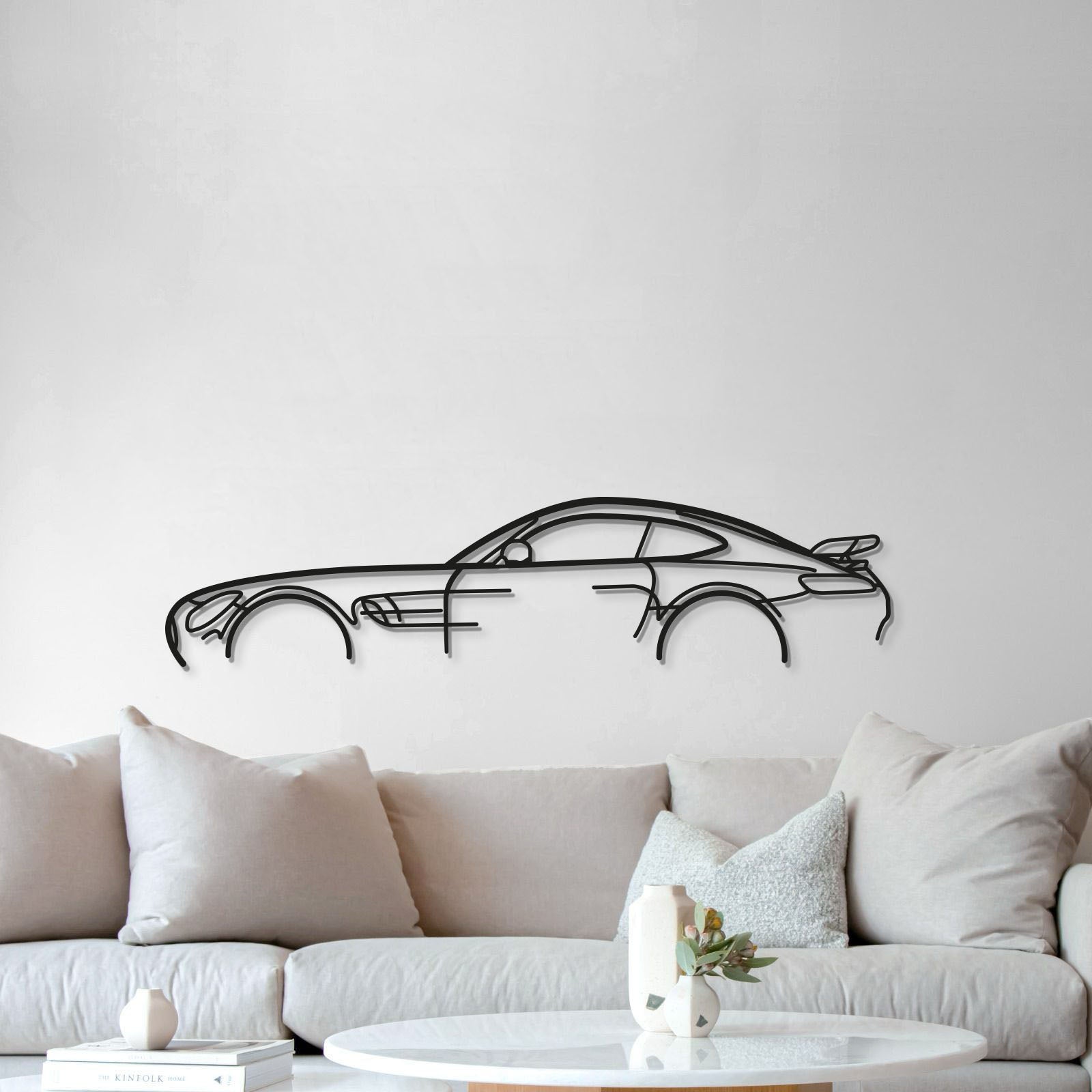 AMG GTR Classic Metal Car Wall Art - MT0887