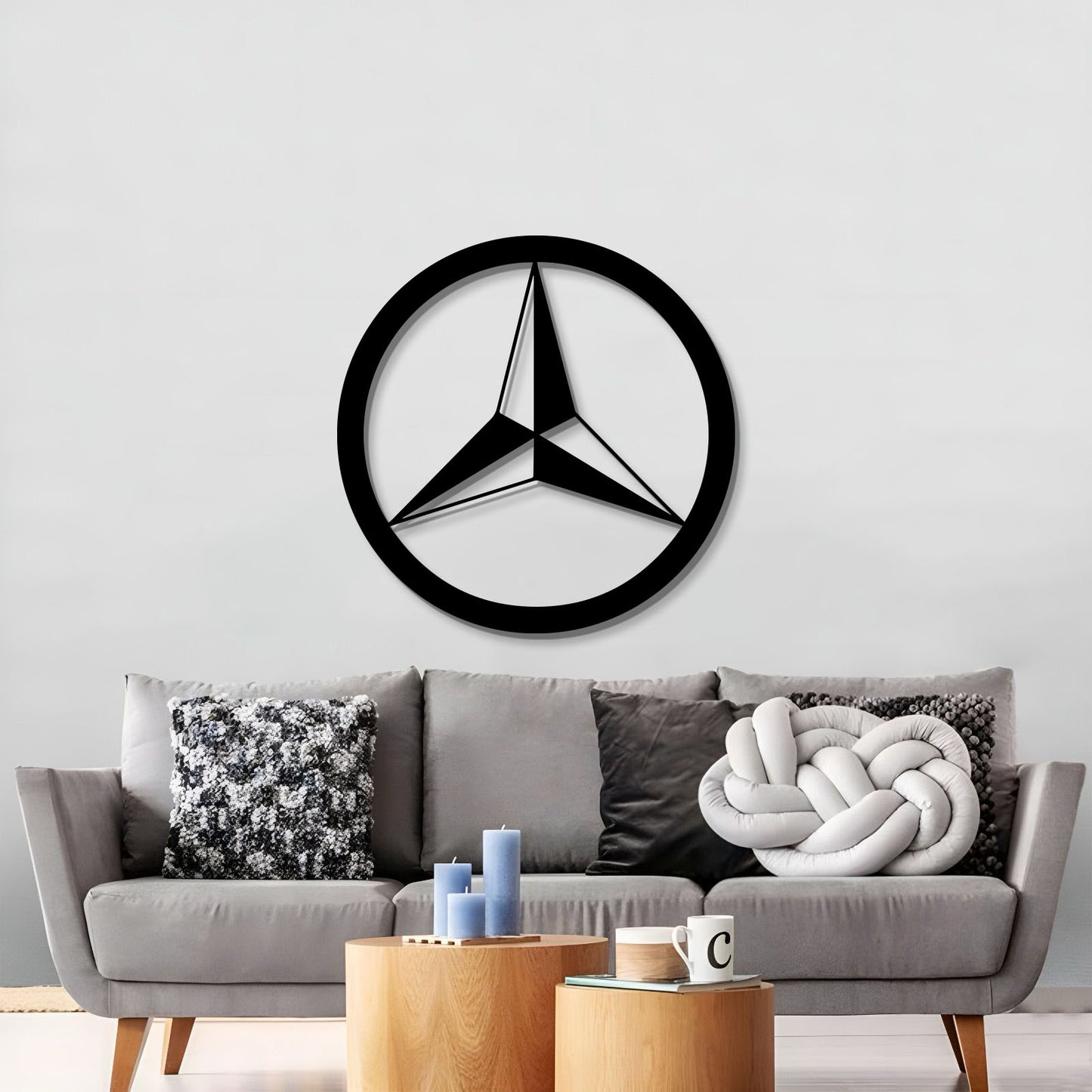 Mercedes Benz - Metal Emblem - Official Licensed Model Car - MT1021