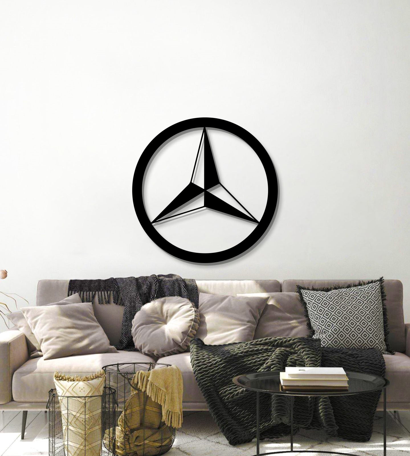 Mercedes Benz - Metal Emblem - Official Licensed Model Car - MT1021