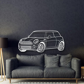 Cooper Perspective Metal Car Wall Art - MT1130