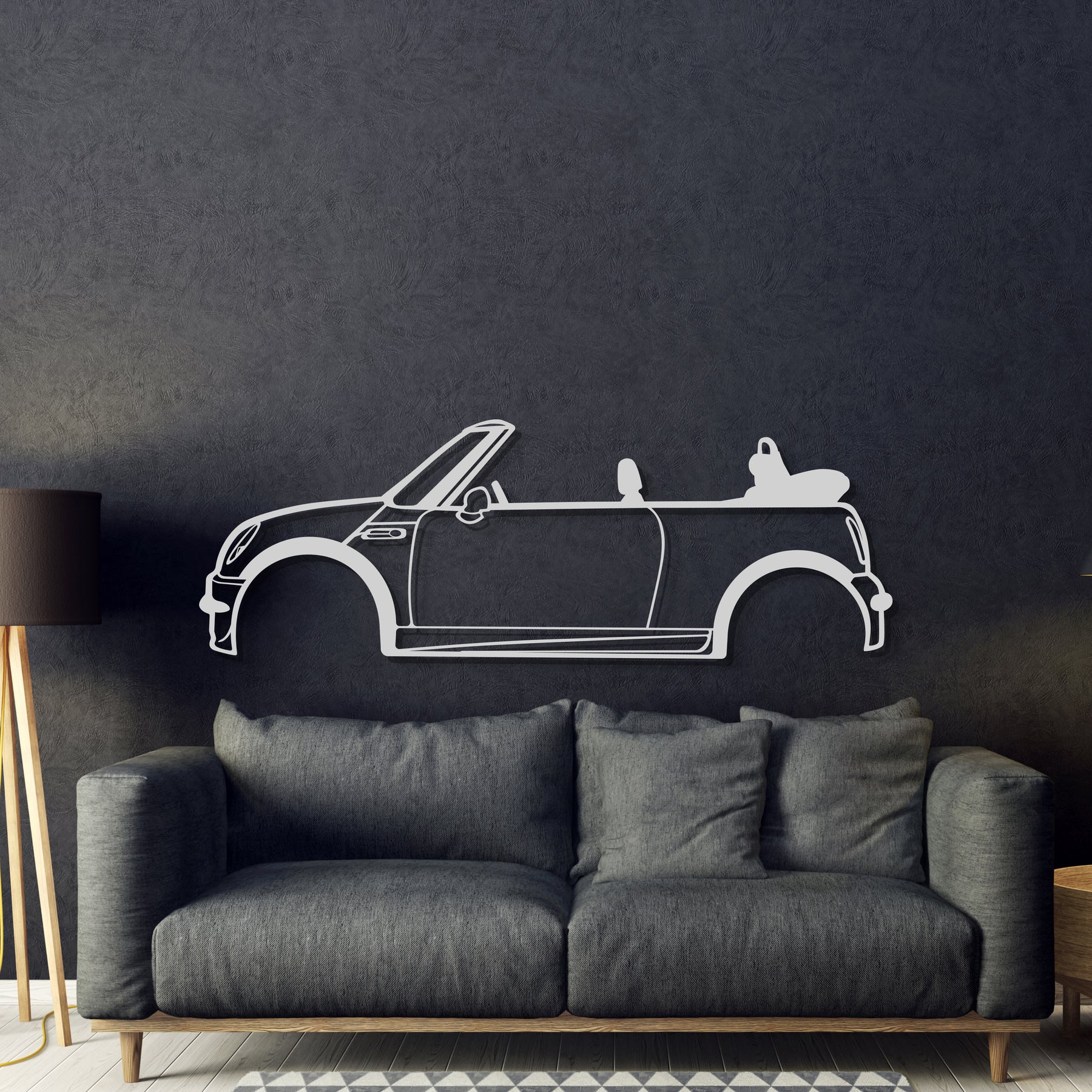 Cooper R52 Metal Car Wall Art - MT0912