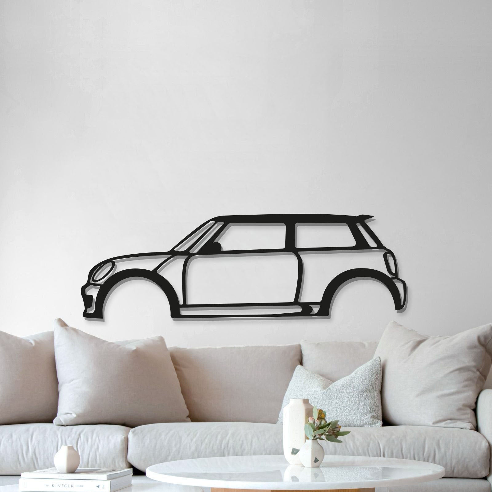 Cooper S Metal Car Wall Art - MT0913