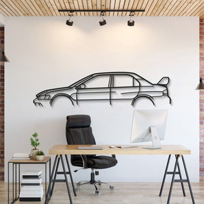 Subaru Impreza Evo IX Classic Metal Wall Art Laser Cut 2 Mm Steel Silhouette