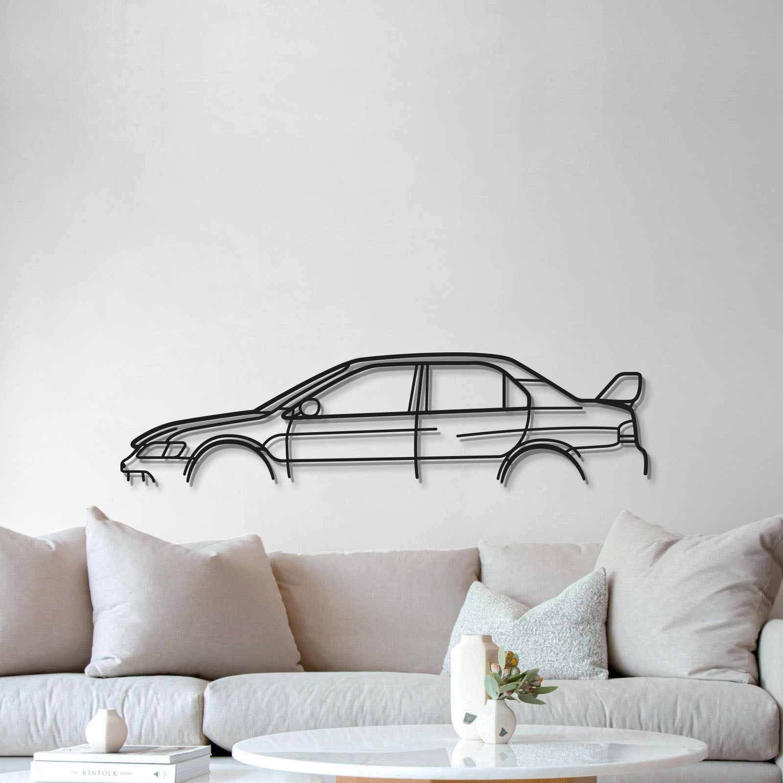 Evo IX Classic Metal Car Wall Art - MT0965