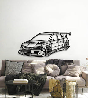 Lancer EVO IX Custom Perspective Metal Car Wall Art - MT1177