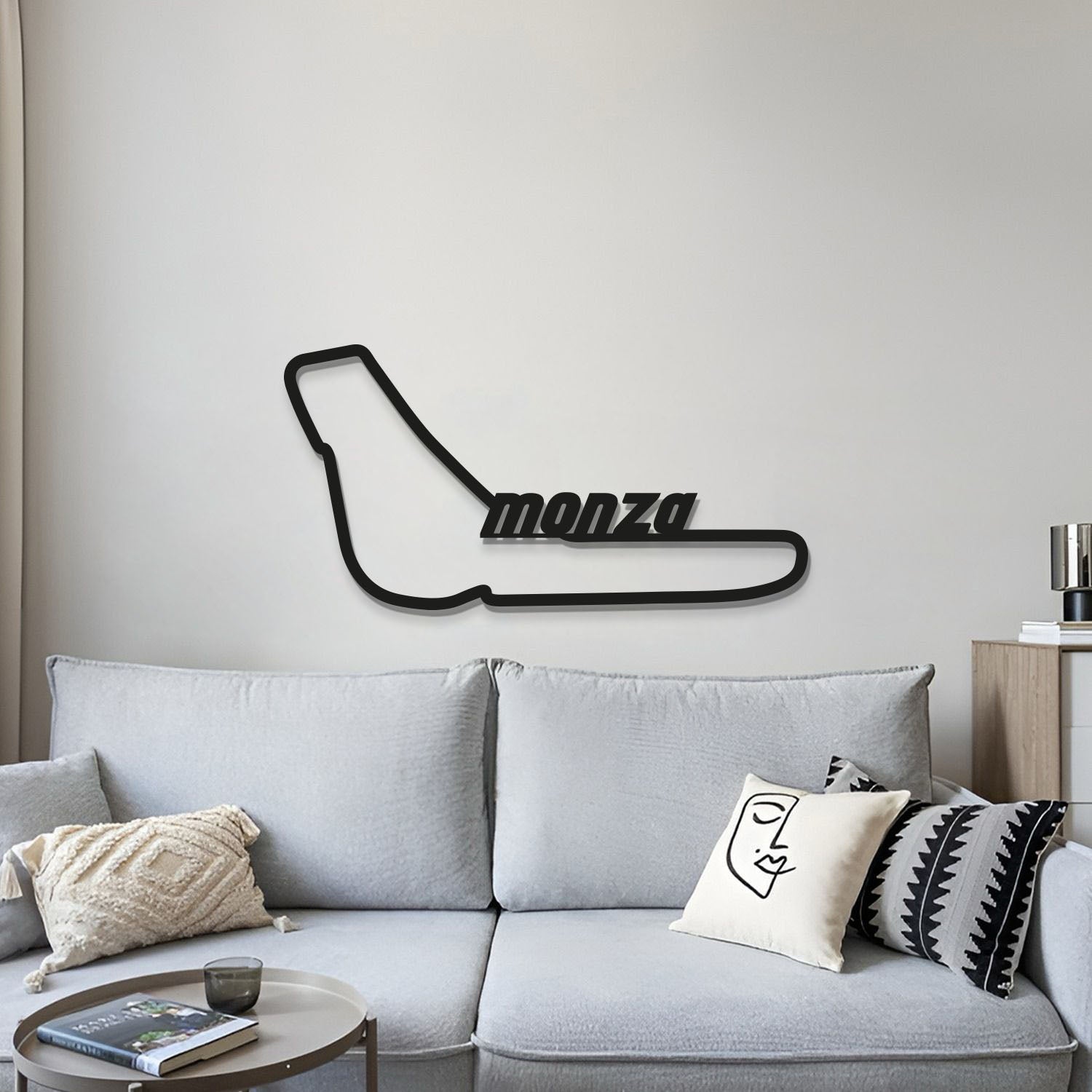 Monza Formula 1 Metal Circuit Wall Art - MT1054