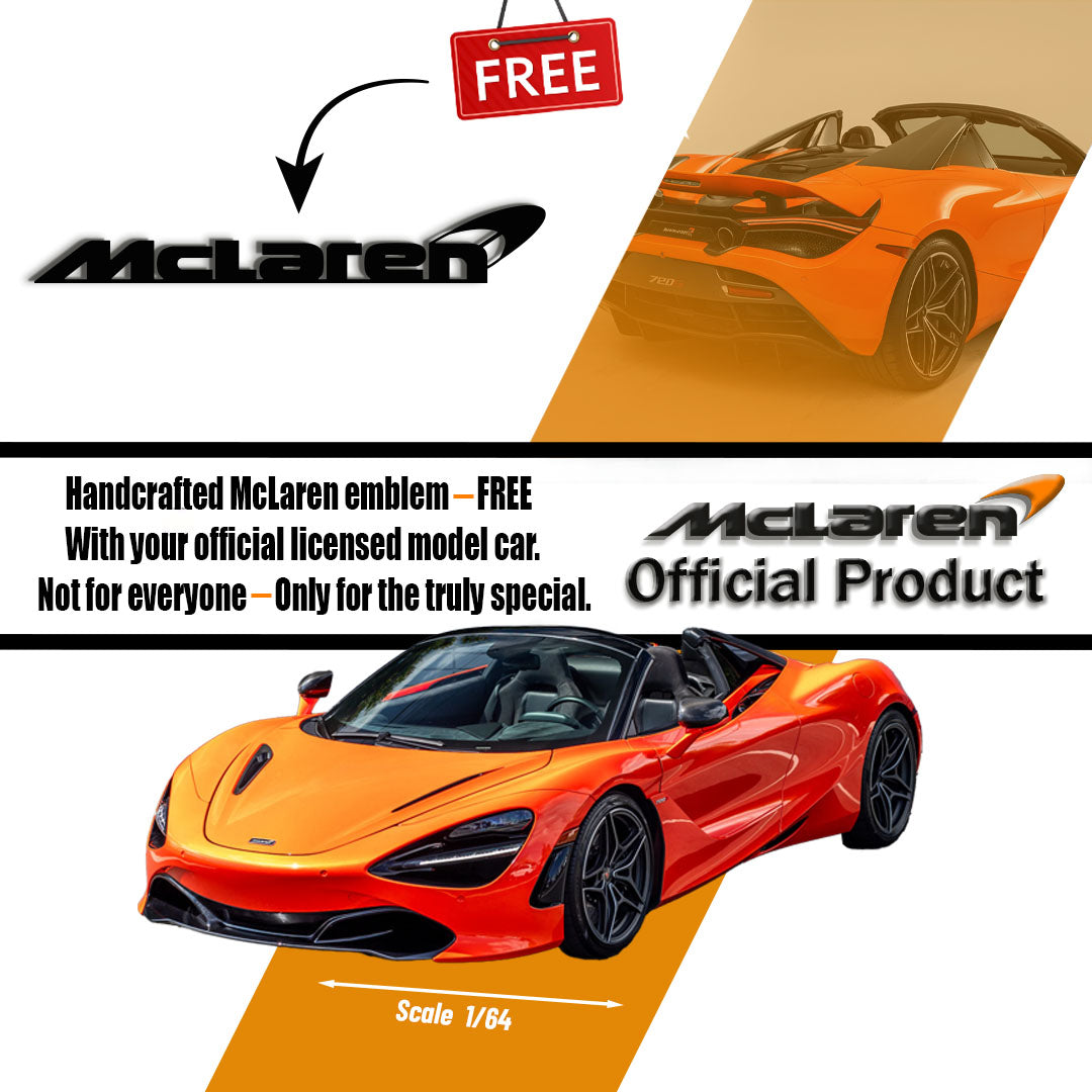 McLaren - Metal Emblem - Official Licensed Model Car - MT1020