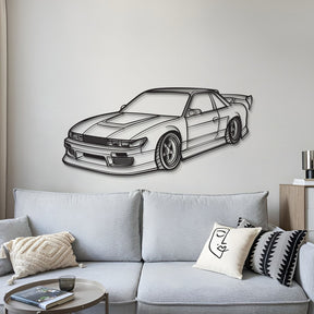 240SX Perspective Metal Car Wall Art - MT1132