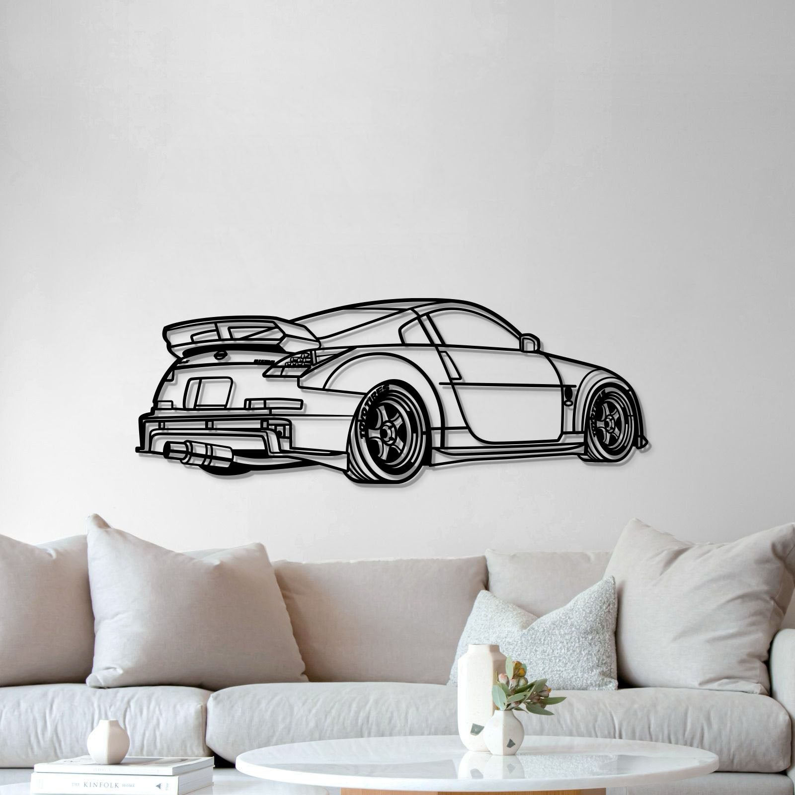 350z Custom Perspective Metal Car Wall Art - MT1178