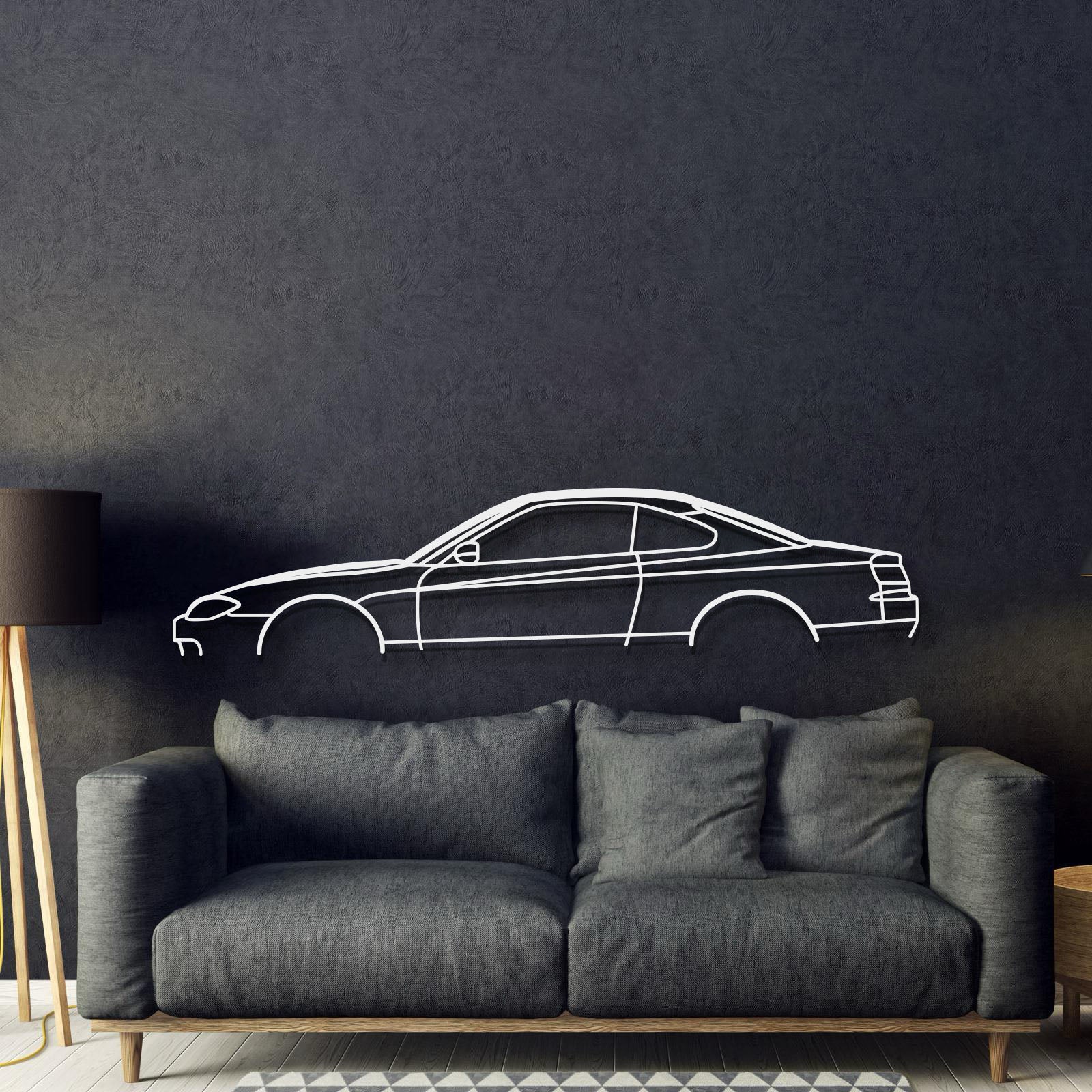 Silvia S15 Classic Metal Car Wall Art - MT1090