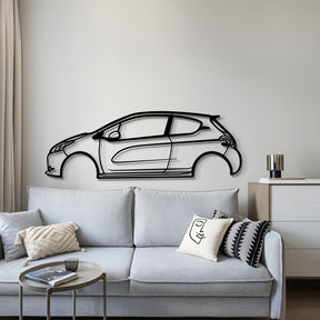 208 GTI Metal Car Wall Art - MT0829