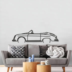 356 Speedster California Metal Car Wall Art - MT0833