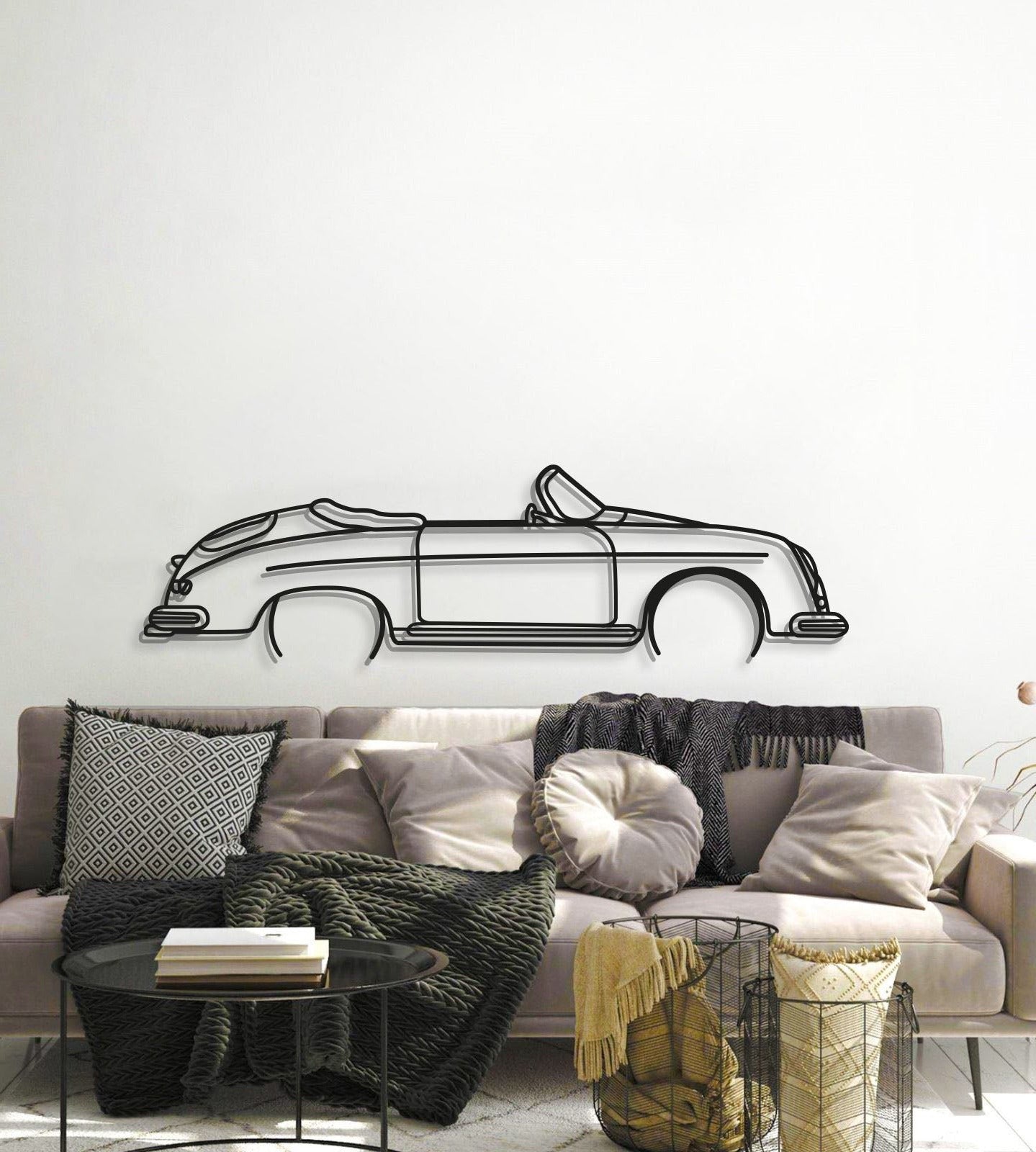 Metal Car Wall Art - MT0833