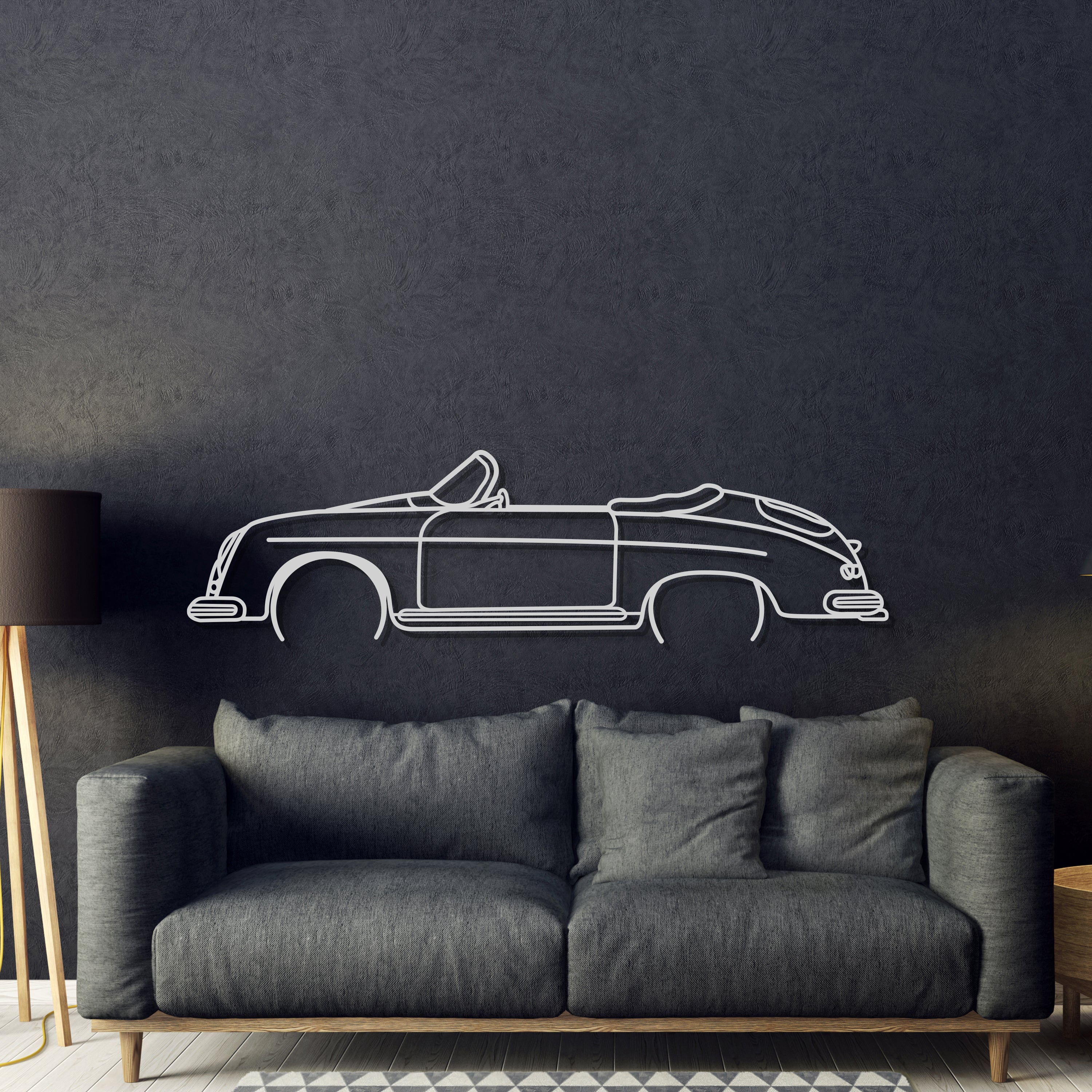 Metal Car Wall Art - MT0833