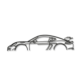 718 GT4 RS Classic Metal Car Wall Art - MT0841
