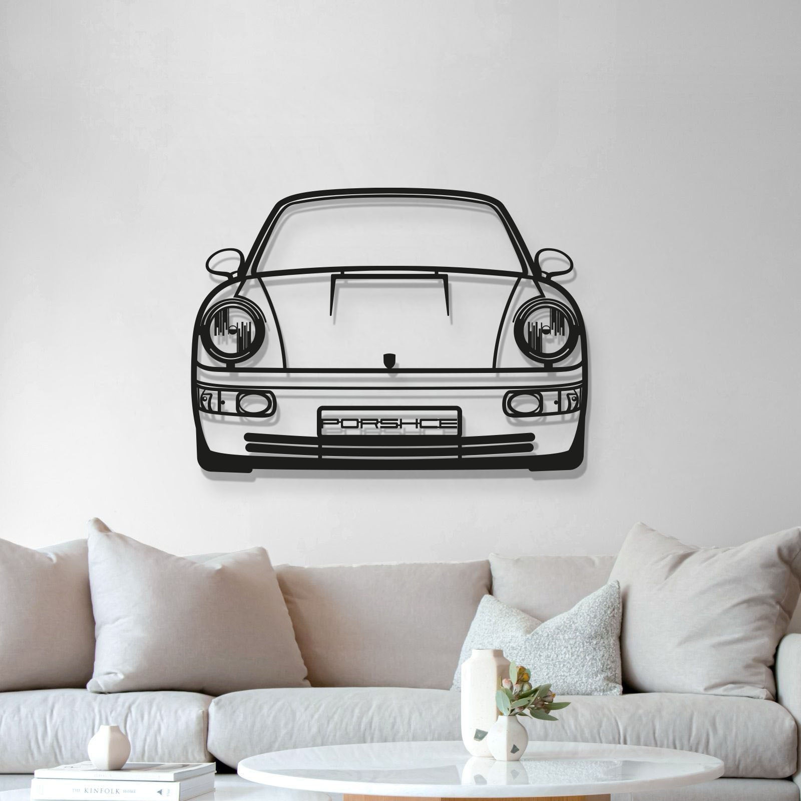 911 964 Front View Metal Car Wall Art - MT1366