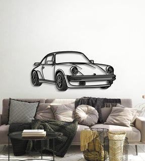 911 930 Perspective Metal Car Wall Art - MT0459