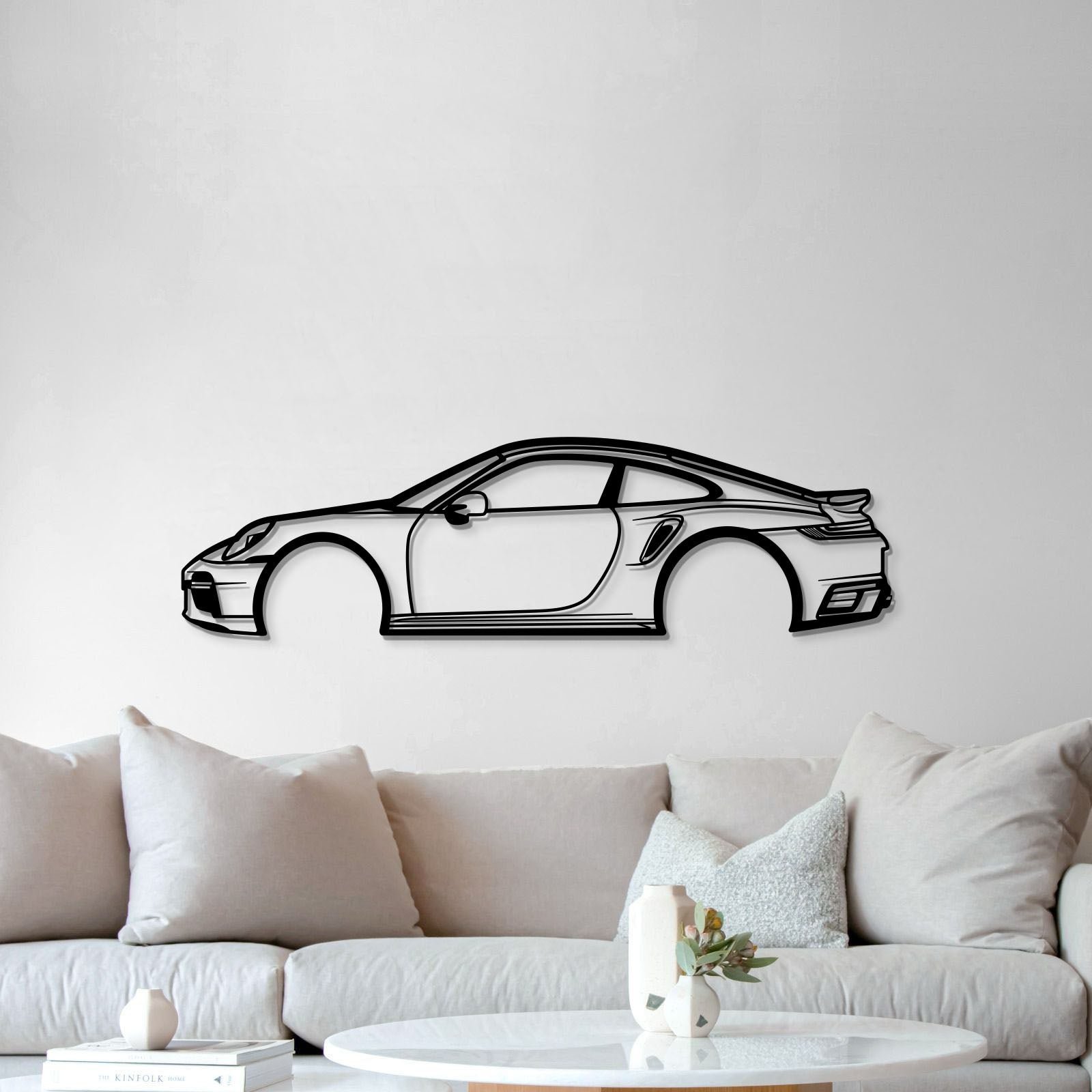 911 993 Metal Car Wall Art - MT0845