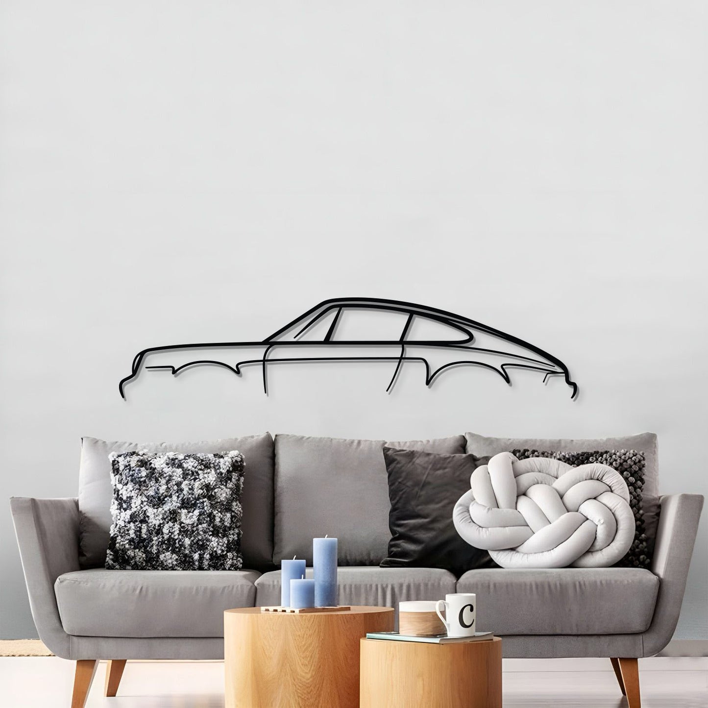911 Model 930 Metal Car Wall Art - MT0862