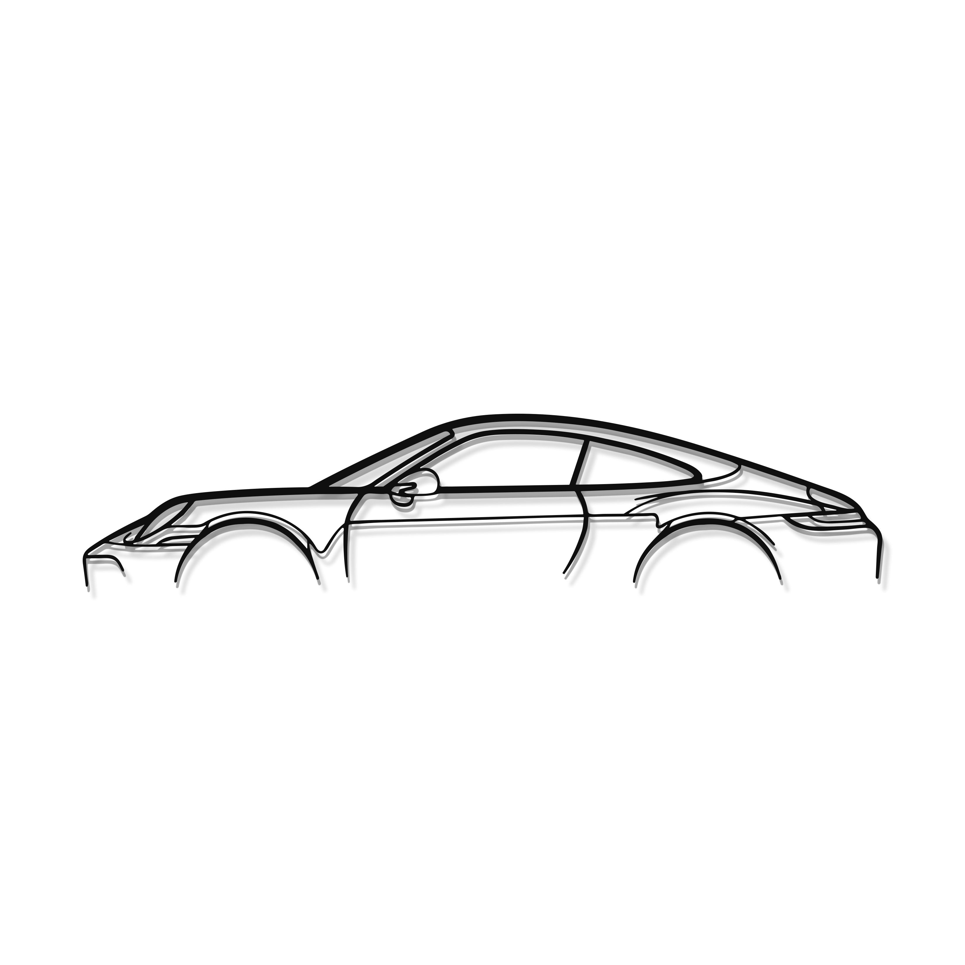 Metal Car Wall Art - MT0866