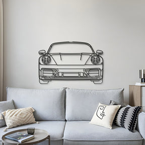 Front View Metal Car Wall Art - MT0865