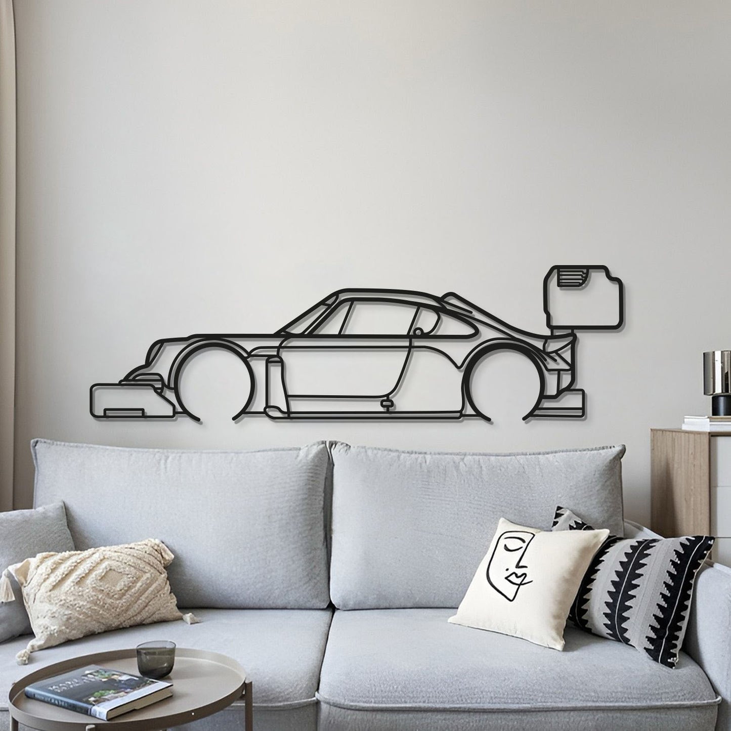 Classic Porsche 911 Pikes Peak metal wall decoration for automotive collectors