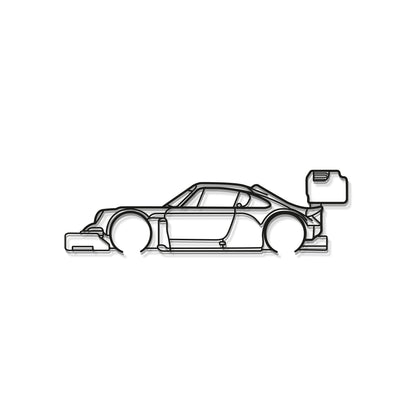 Laser cut steel Porsche 911 Pikes Peak wall art perfect for race fans