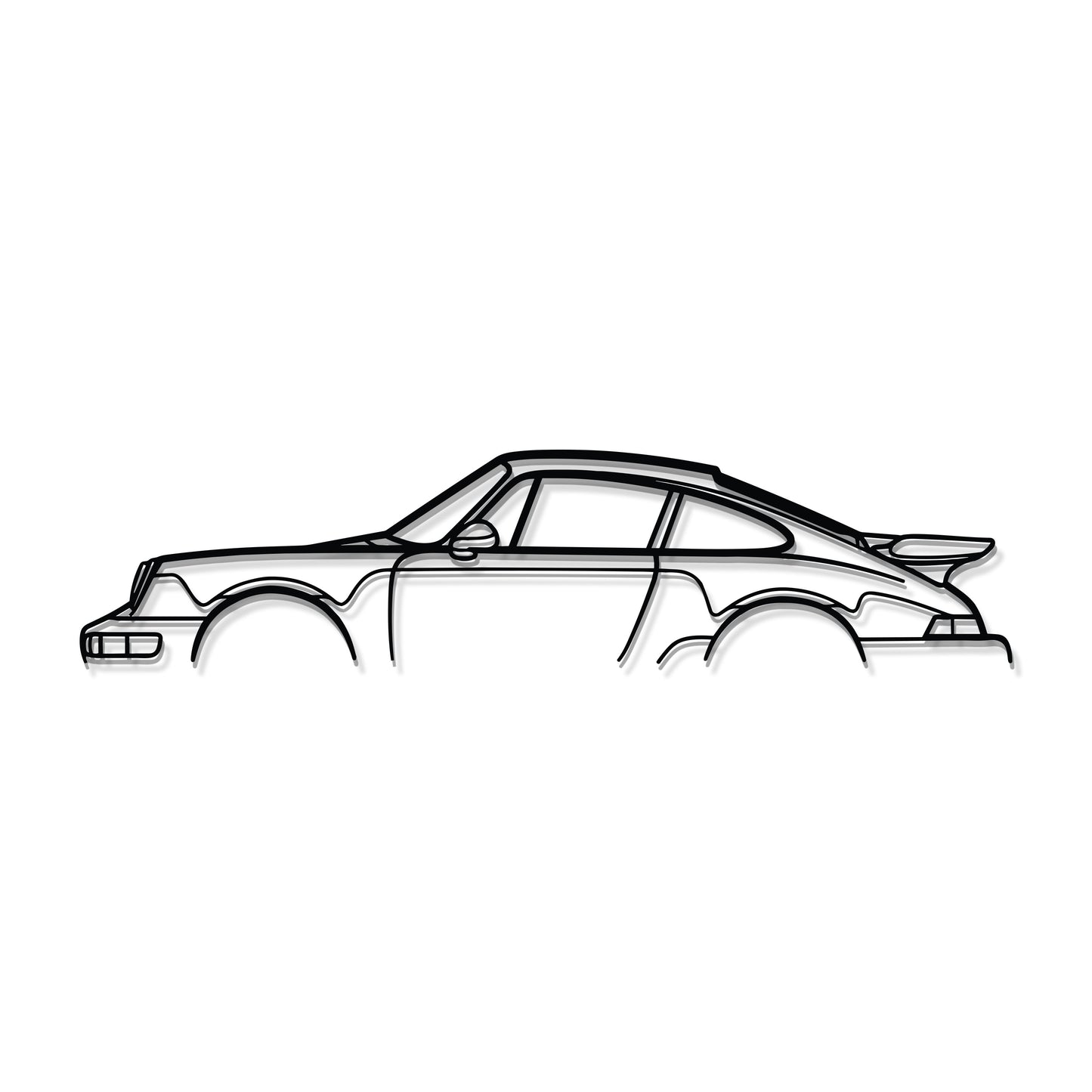 Showcase Porsche heritage through the 964 Turbo silhouette