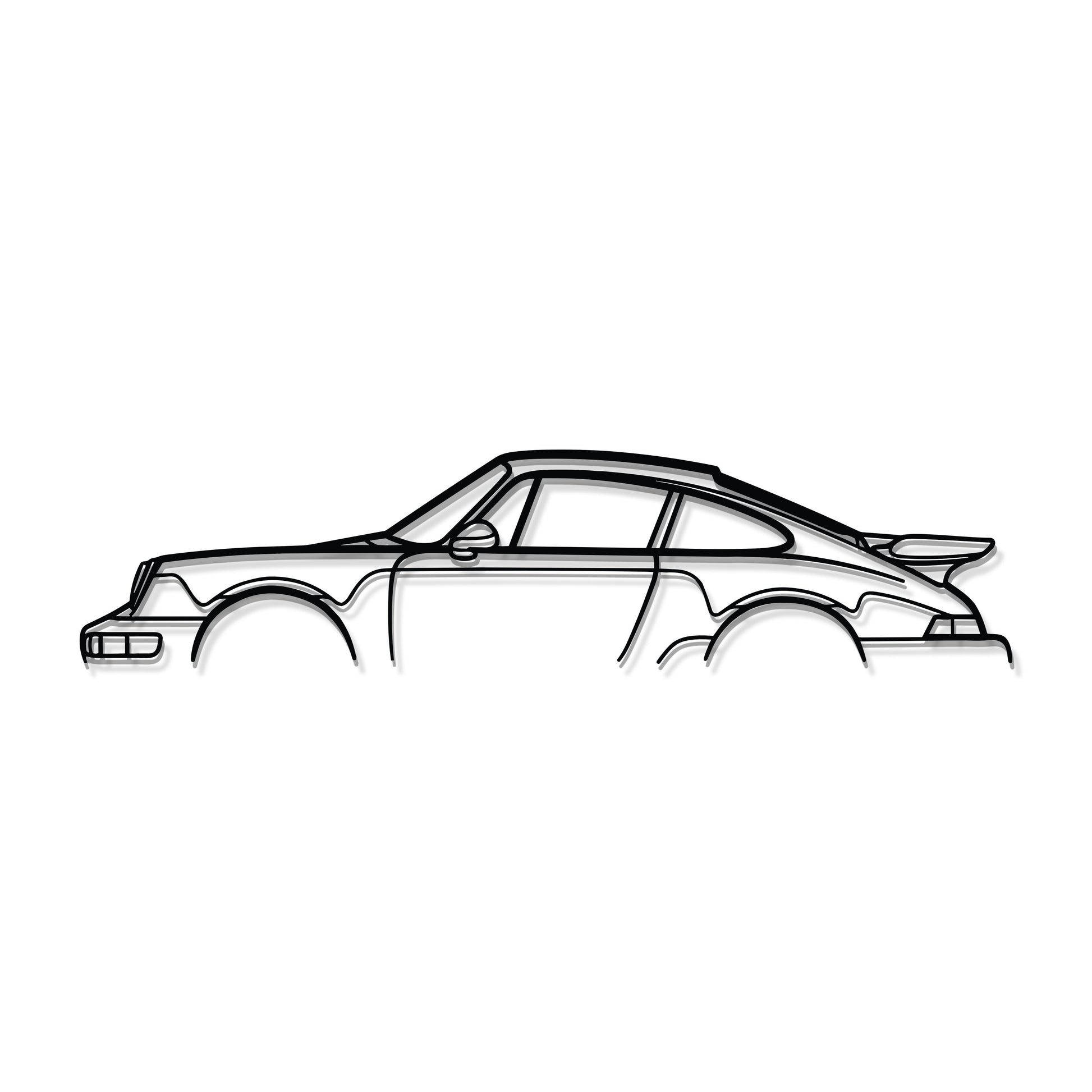 Showcase Porsche heritage through the 964 Turbo silhouette