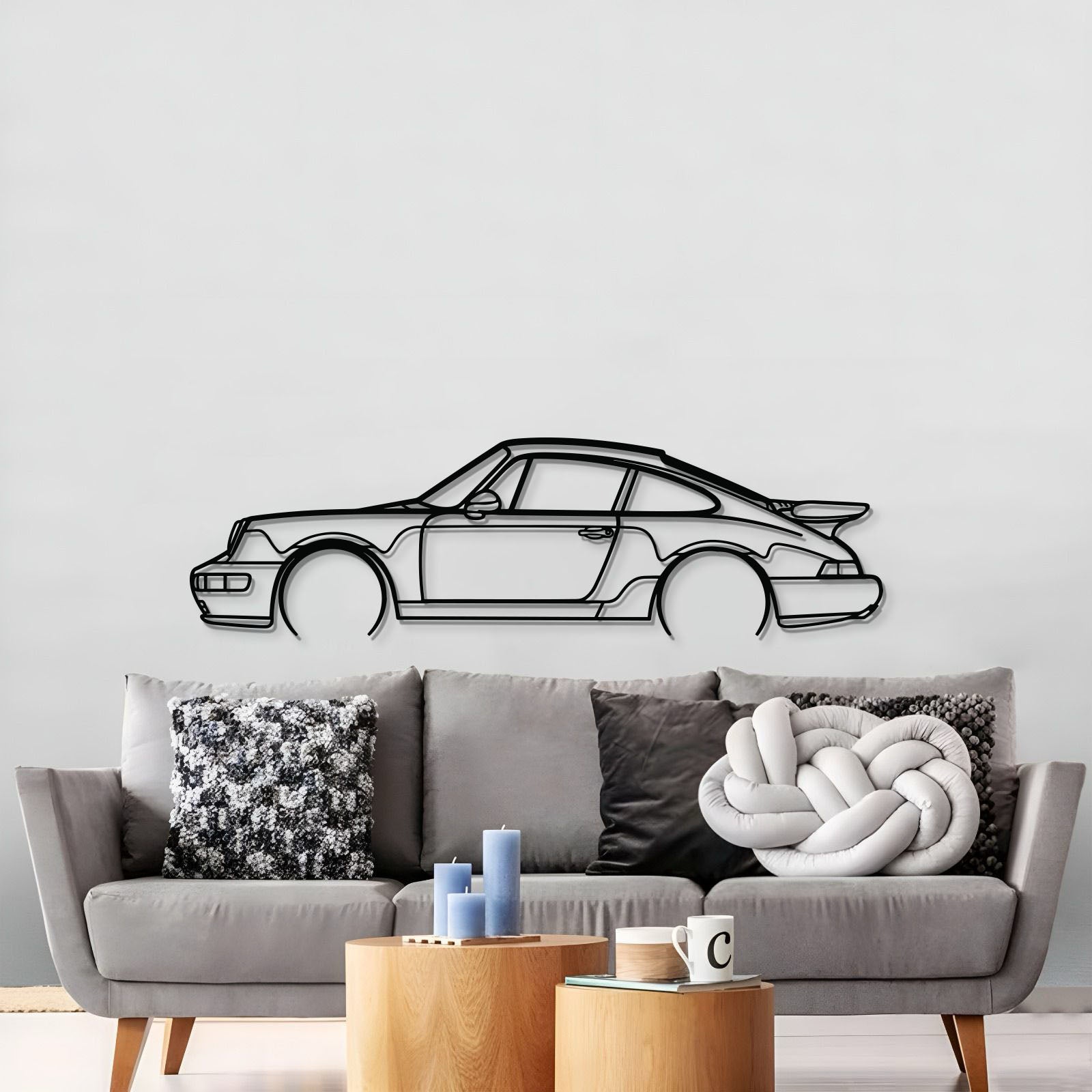 Detailed Metal Car Wall Art - MT0873