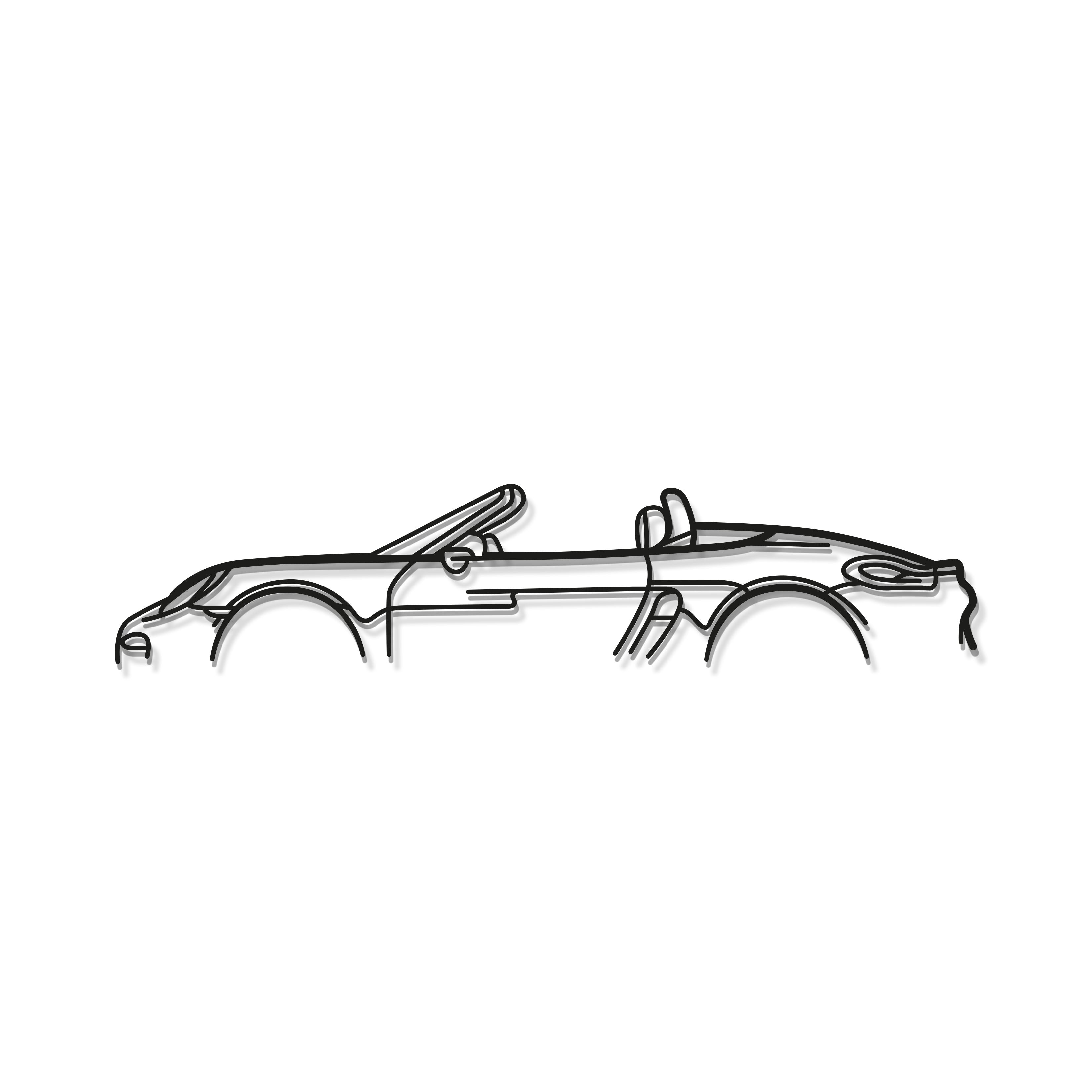 Classic Metal Car Wall Art - MT0883