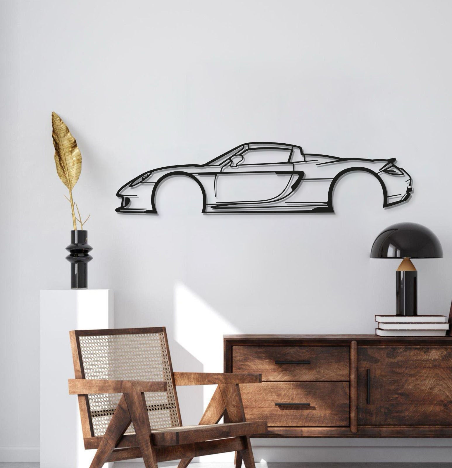 Carrera GT Metal Car Wall Art - MT0894