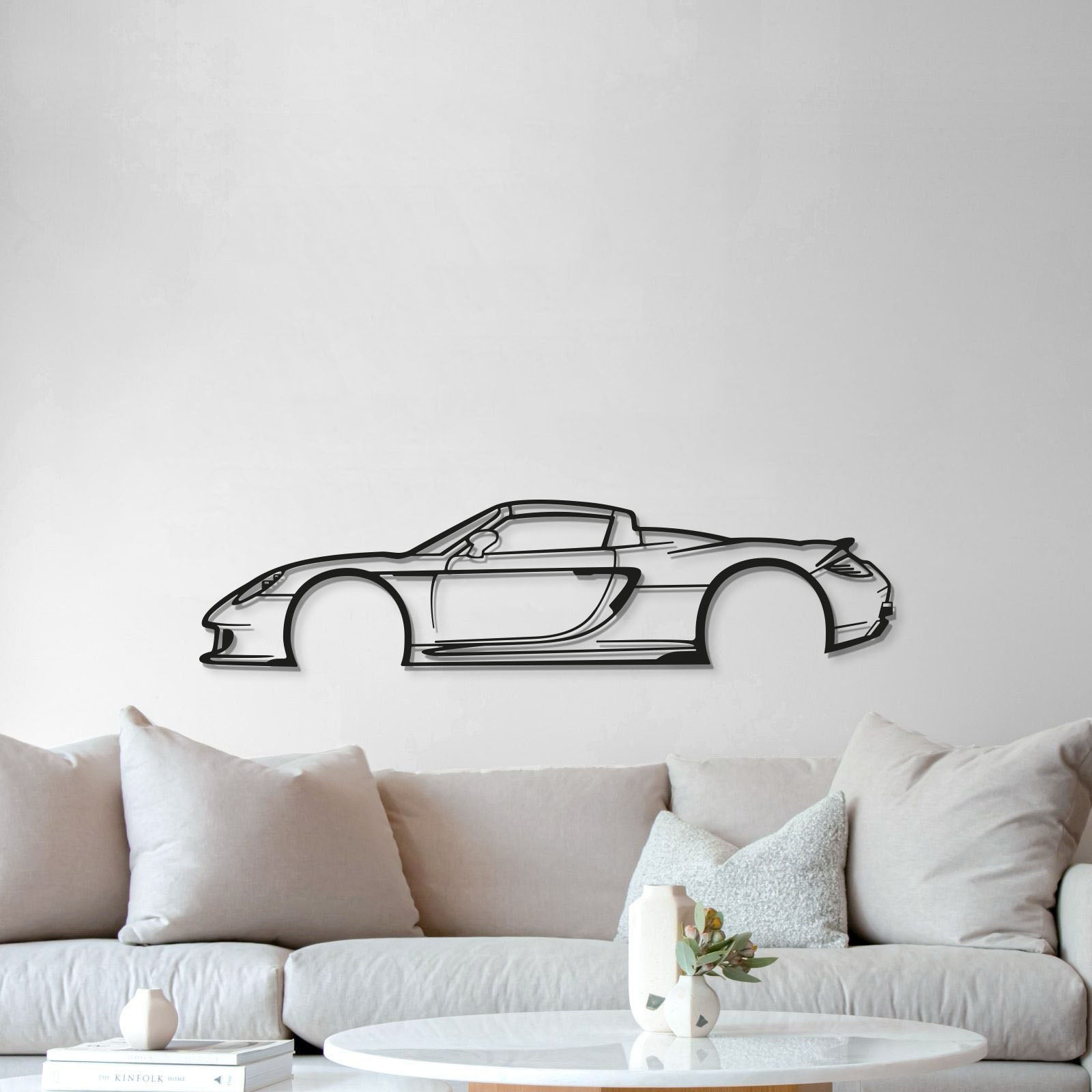 Carrera GT Metal Car Wall Art - MT0894