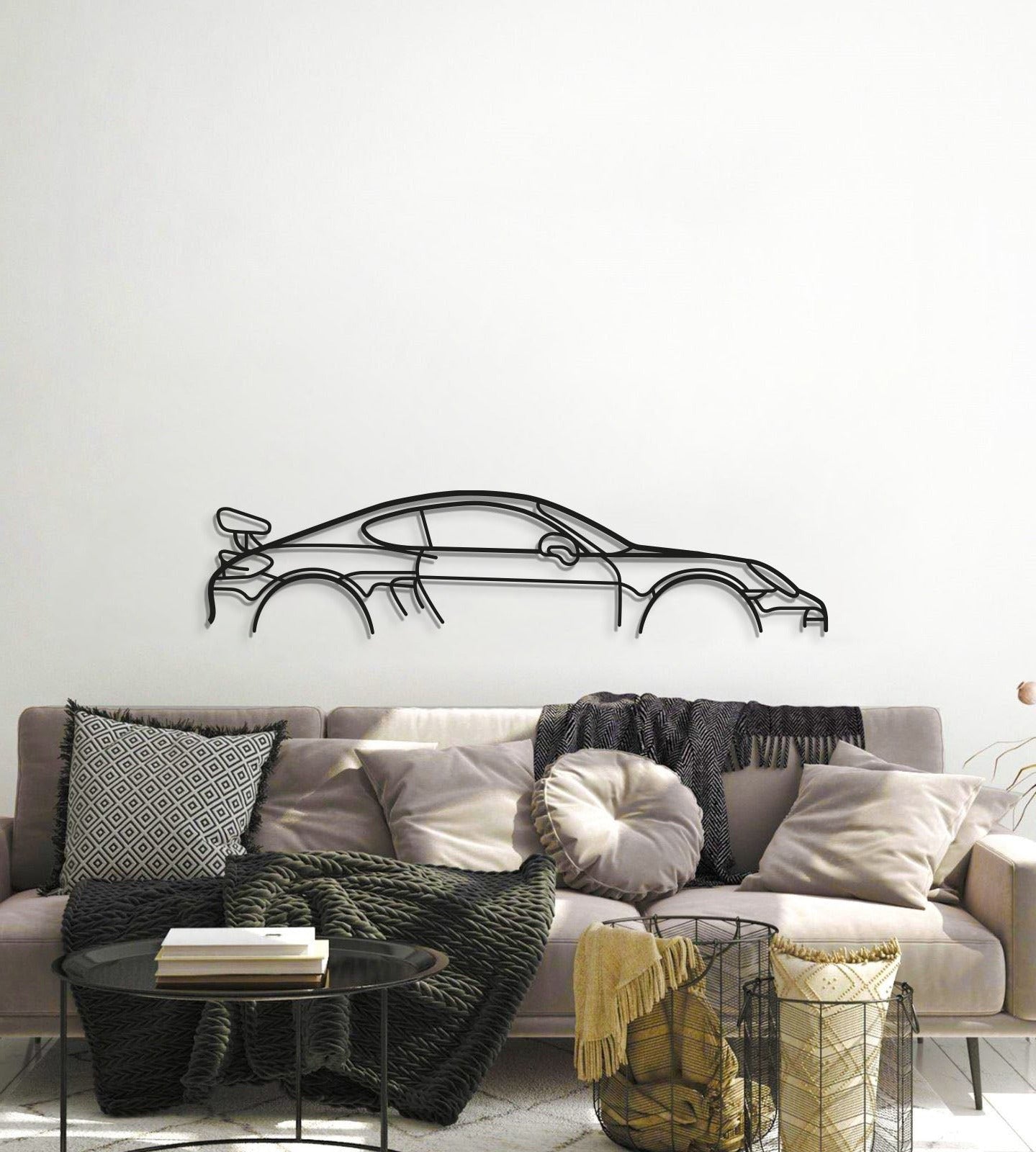 Classic Metal Car Wall Art - MT0898