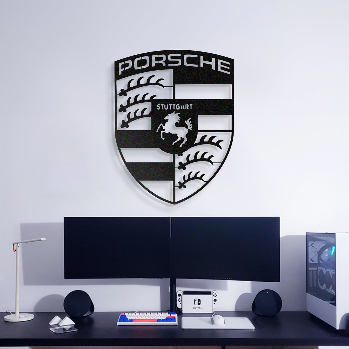 Porsche Metal Car Emblem