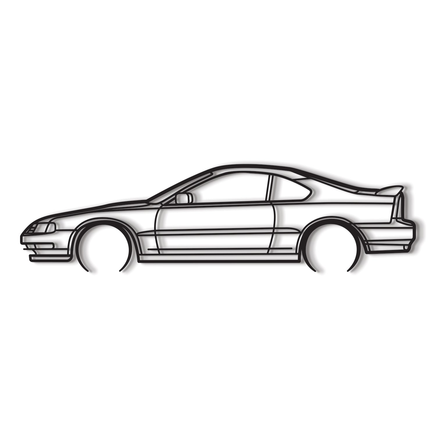 1993 Gen 4 Detailed Metal Car Wall Art - MT0244