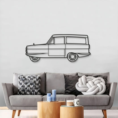 1972 Reliant Supervan III Metall Auto Wandkunst - MT0149