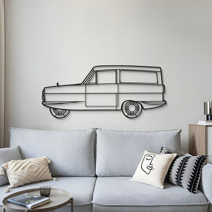 1972 Reliant Supervan III Metall Auto Wandkunst - MT0149