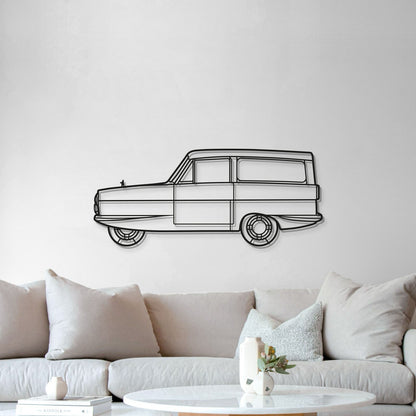 1972 Reliant Supervan III Metall Auto Wandkunst - MT0149