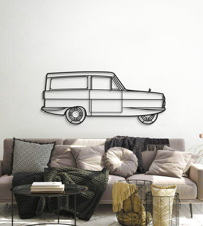 1972 Reliant Supervan III Metall Auto Wandkunst - MT0149
