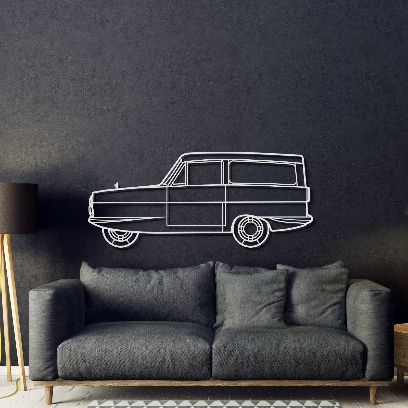 1972 Reliant Supervan III Metal Car Wall Art - MT0149