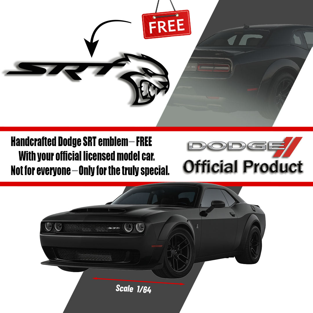 SRT - Metal Emblem - Official Licensed Model Car - MT1093