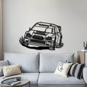 Impreza WRX STI Blobeye WRC Perspective Metal Car Wall Art - MT1190