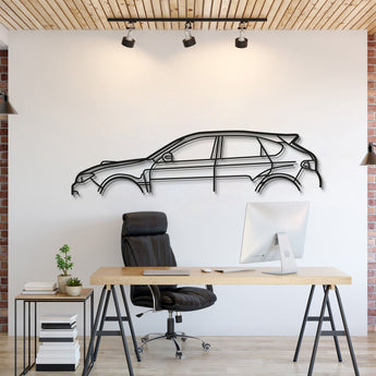 Subaru Impreza WRX STI GR Metal Wall Art Laser Cut 2 Mm Steel Silhouette