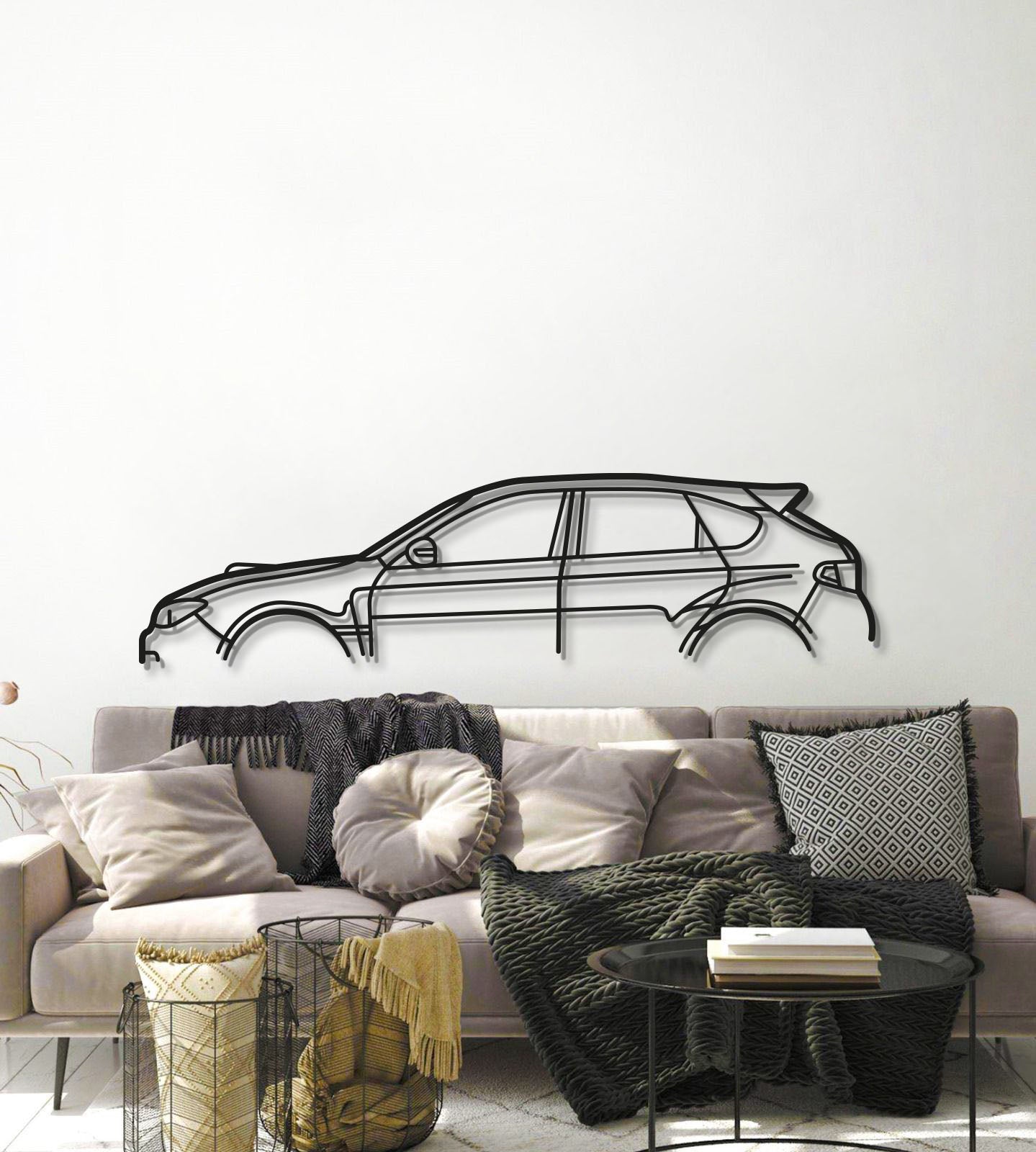 Impreza WRX STI GR Metal Car Wall Art - MT0994