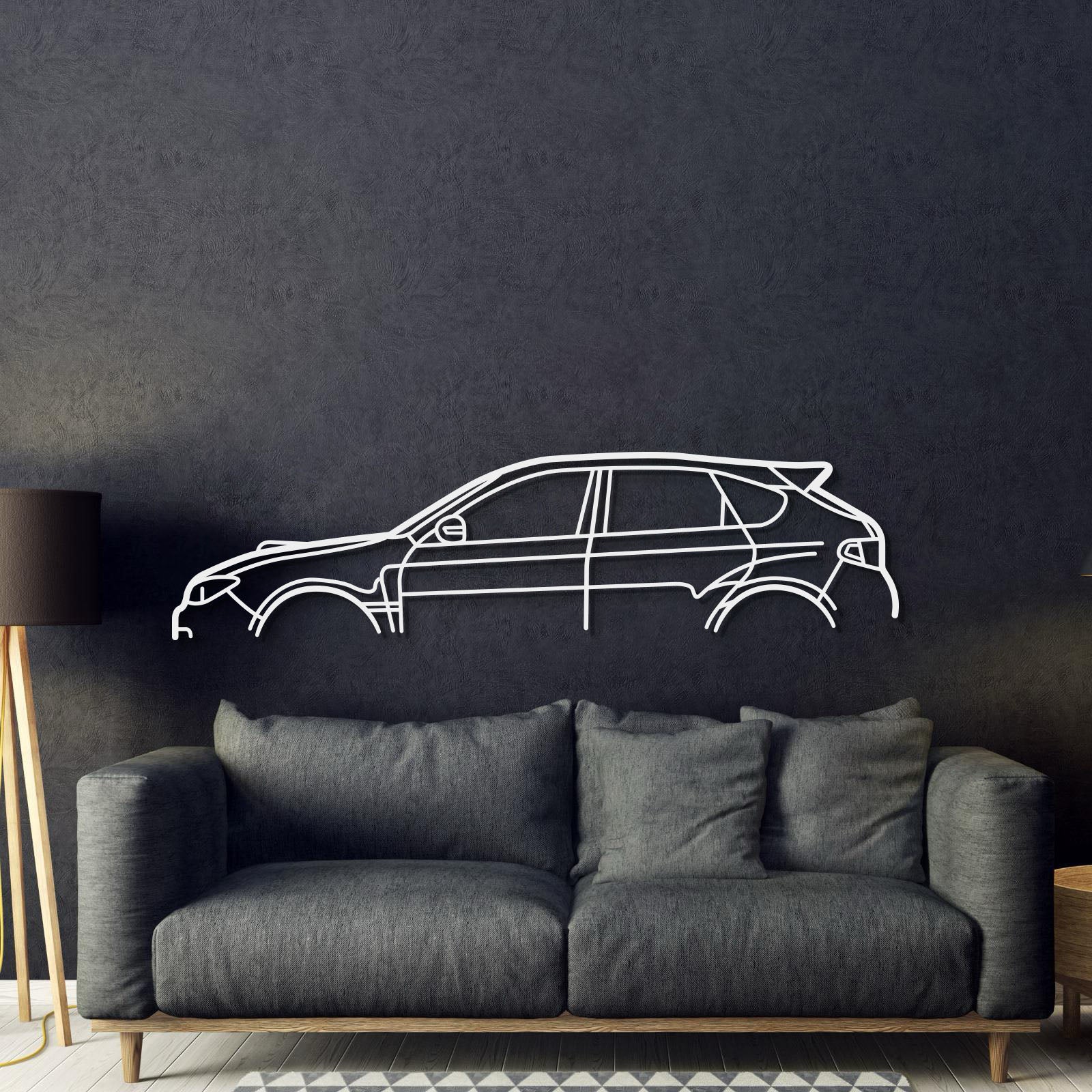 Impreza WRX STI GR Metal Car Wall Art - MT0994