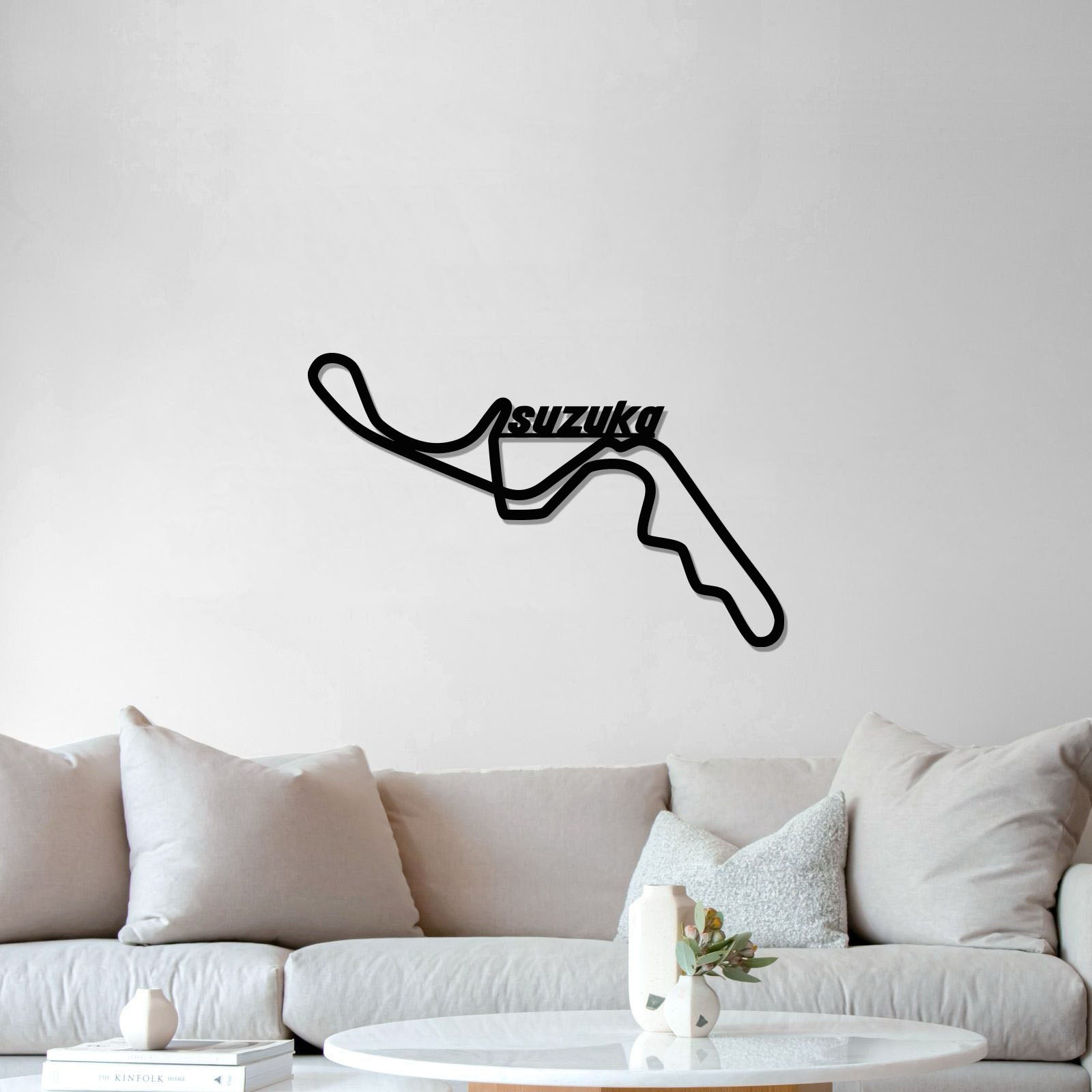 Suzuka Formula 1 circuit metal wall art ideal gift for racing enthusiasts
