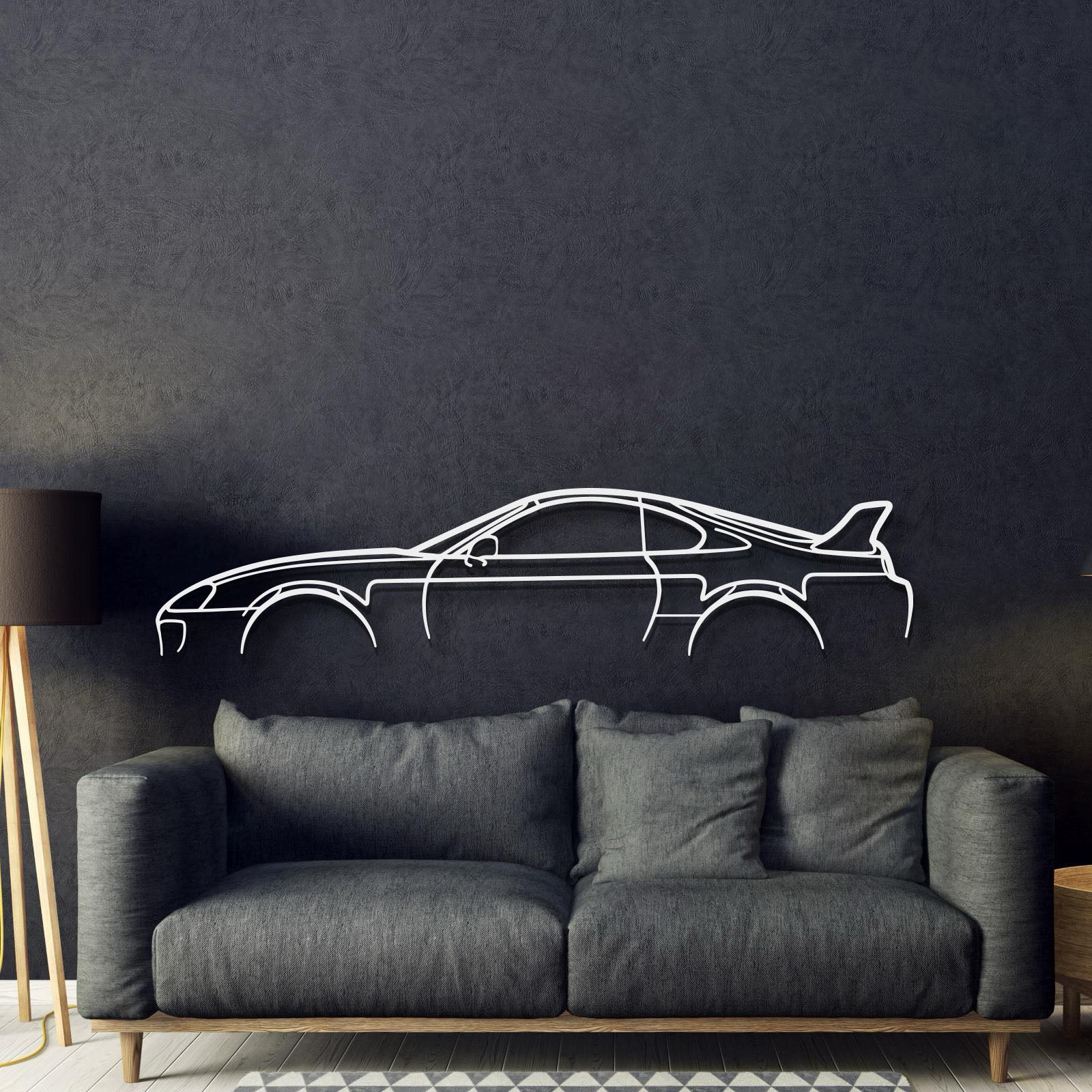 Supra MK4 Metal Car Wall Art - MT1097