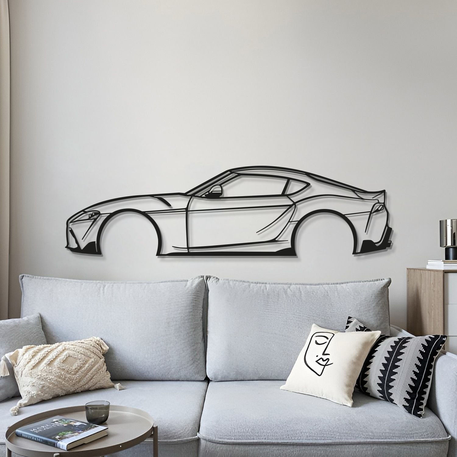 Supra MK5 Metal Car Wall Art - MT1098