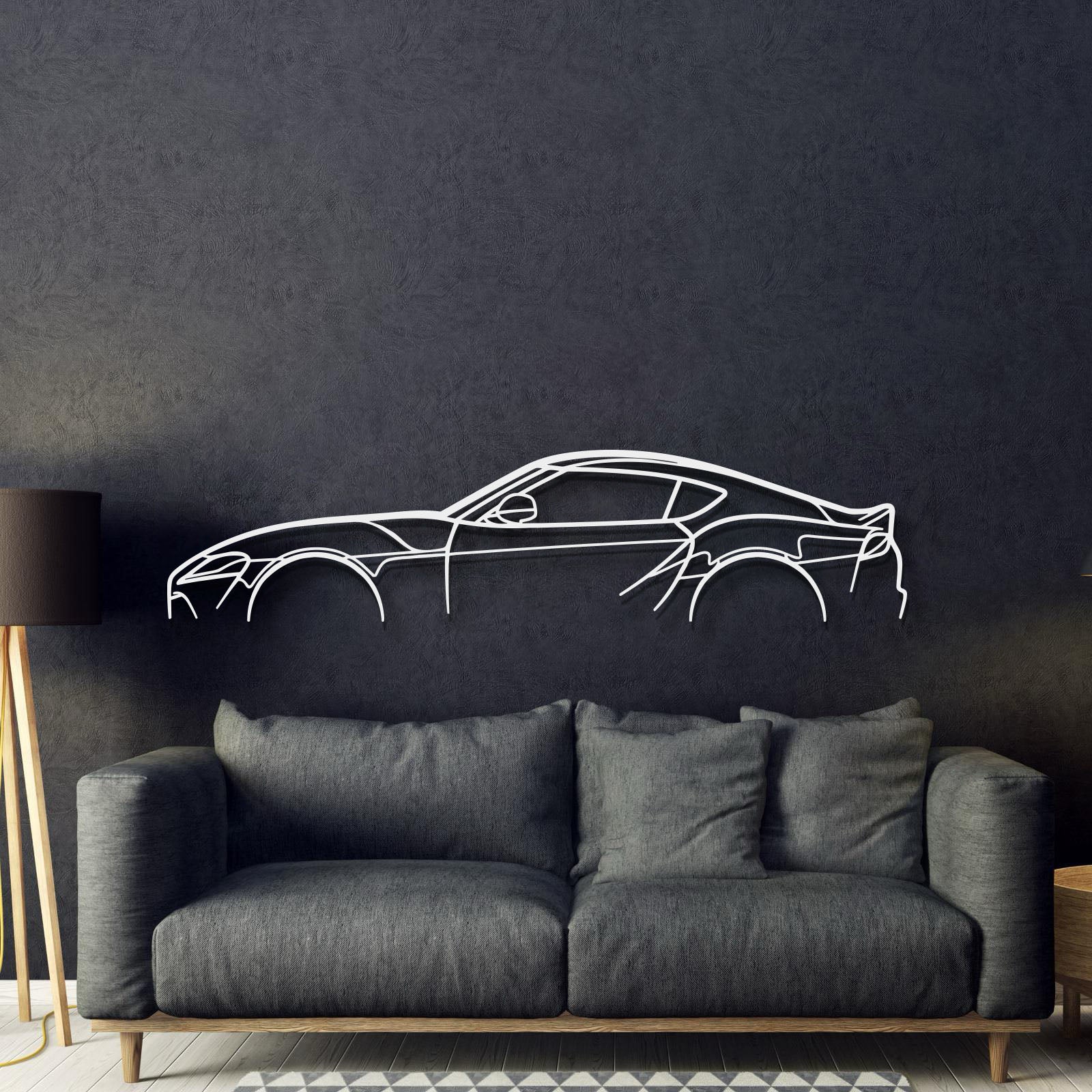 Supra MK5 Metal Car Wall Art - MT1099